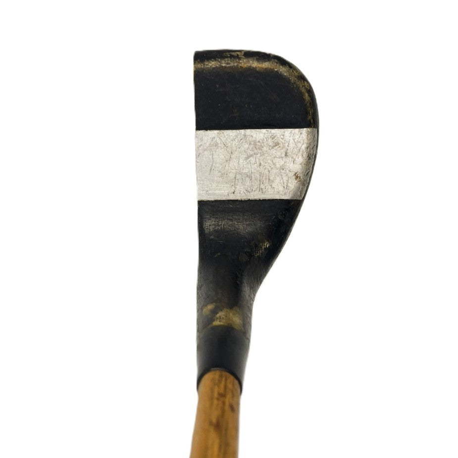 Mallet Style Hickory Shaft Putter - R/H