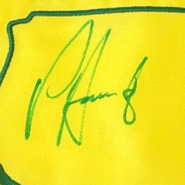 2007 Masters Tournament Pin Flag Signed by Multiple Players