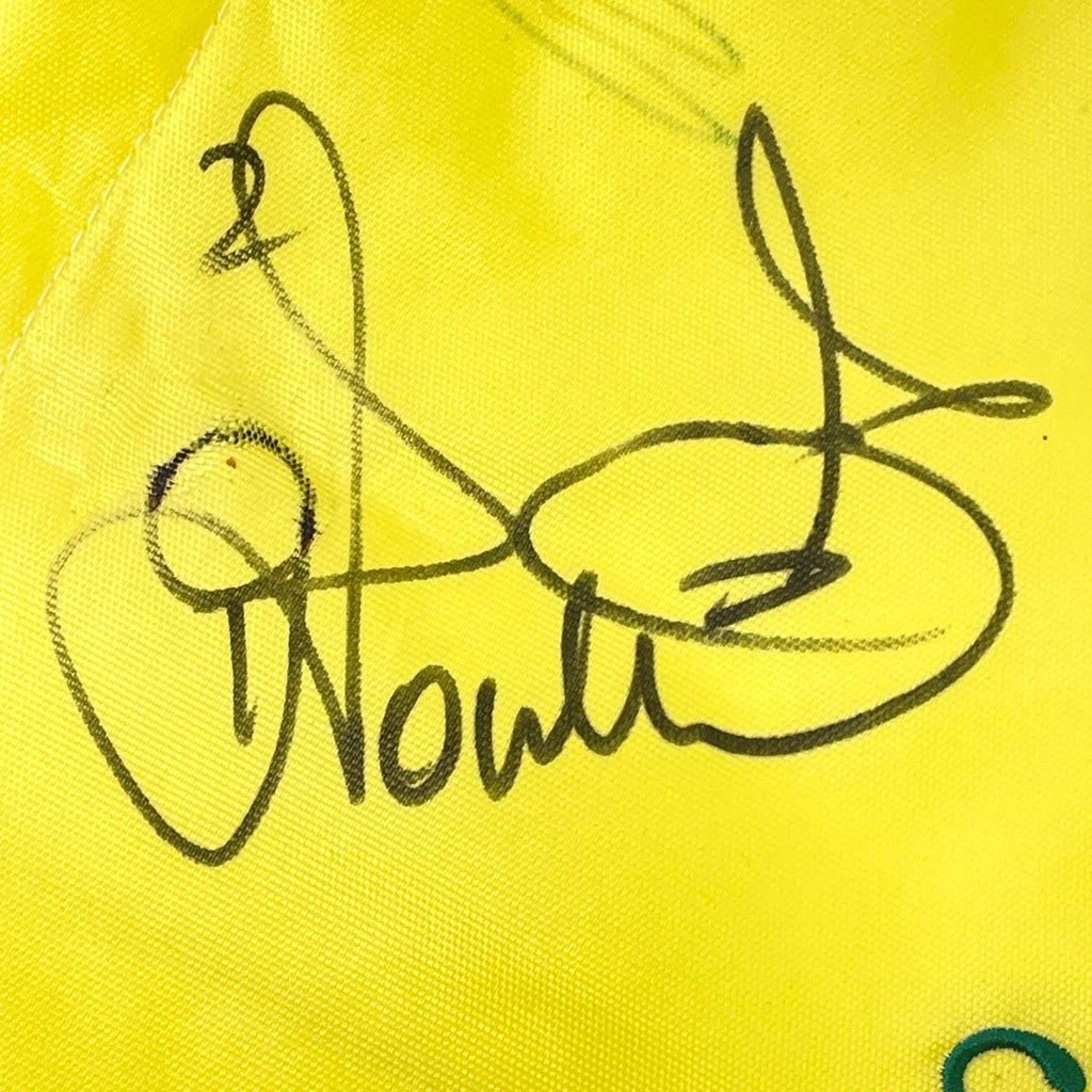 2007 Masters Tournament Pin Flag Signed by Multiple Players