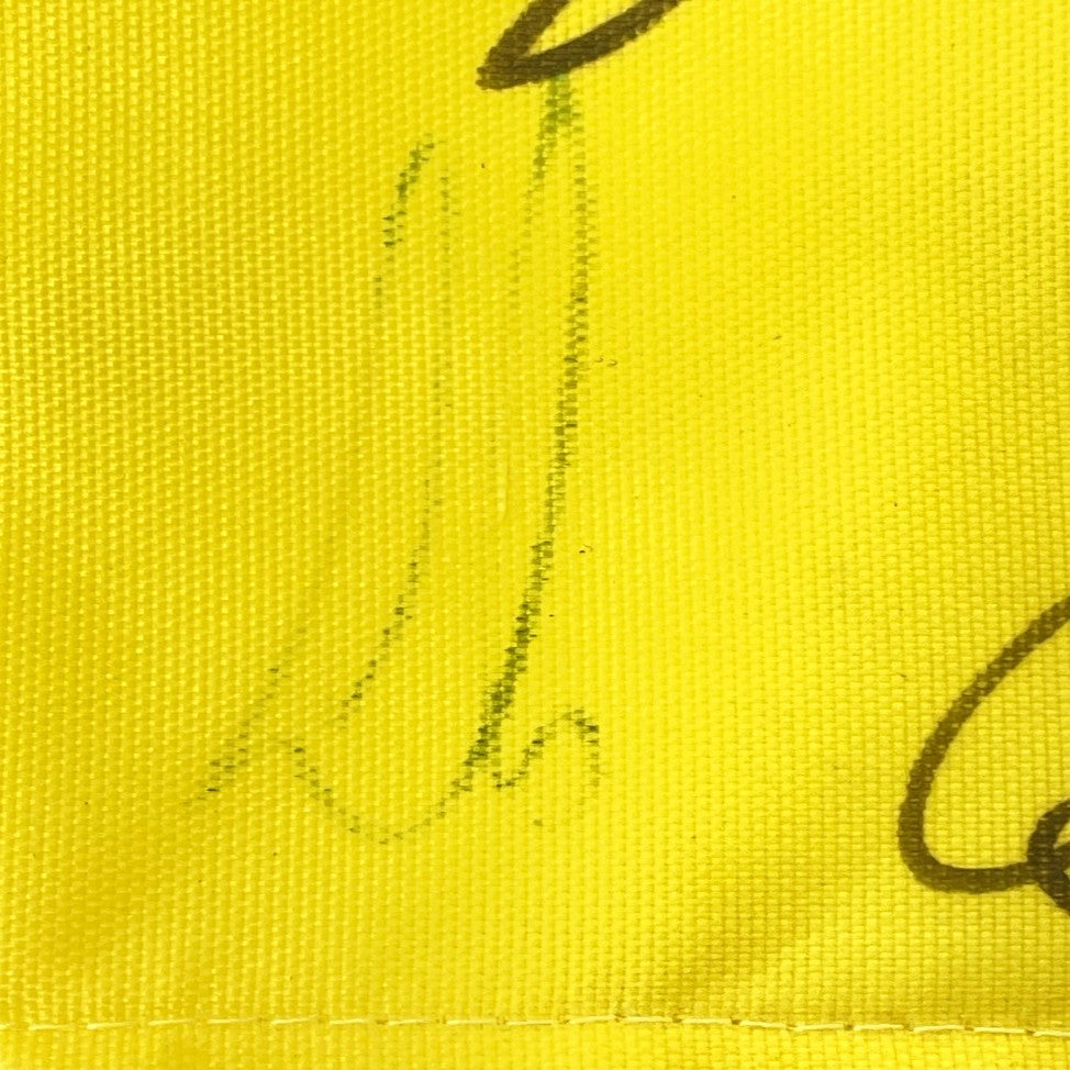 2007 Masters Tournament Pin Flag Signed by Multiple Players