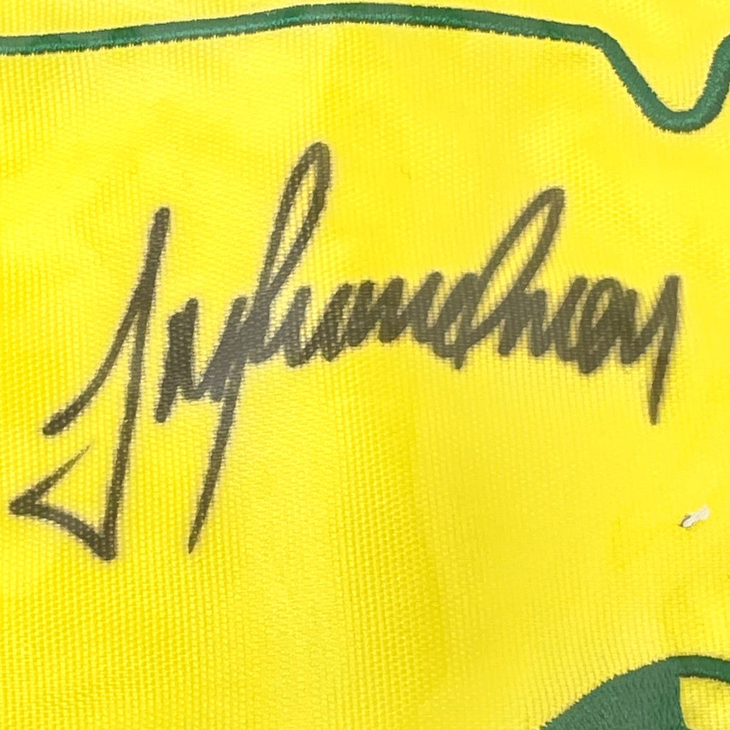 2008 Masters Tournament Pin Flag Signed by Winner Trevor Immelman
