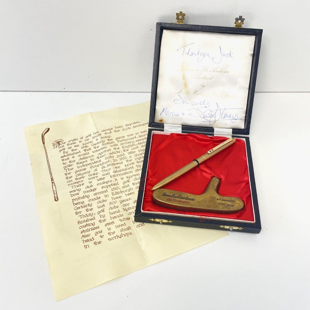 J.B. Halley & Co Ltd - Tom Auchterlonie St Andrews 1984 Open Championship Commemorative Gift Set