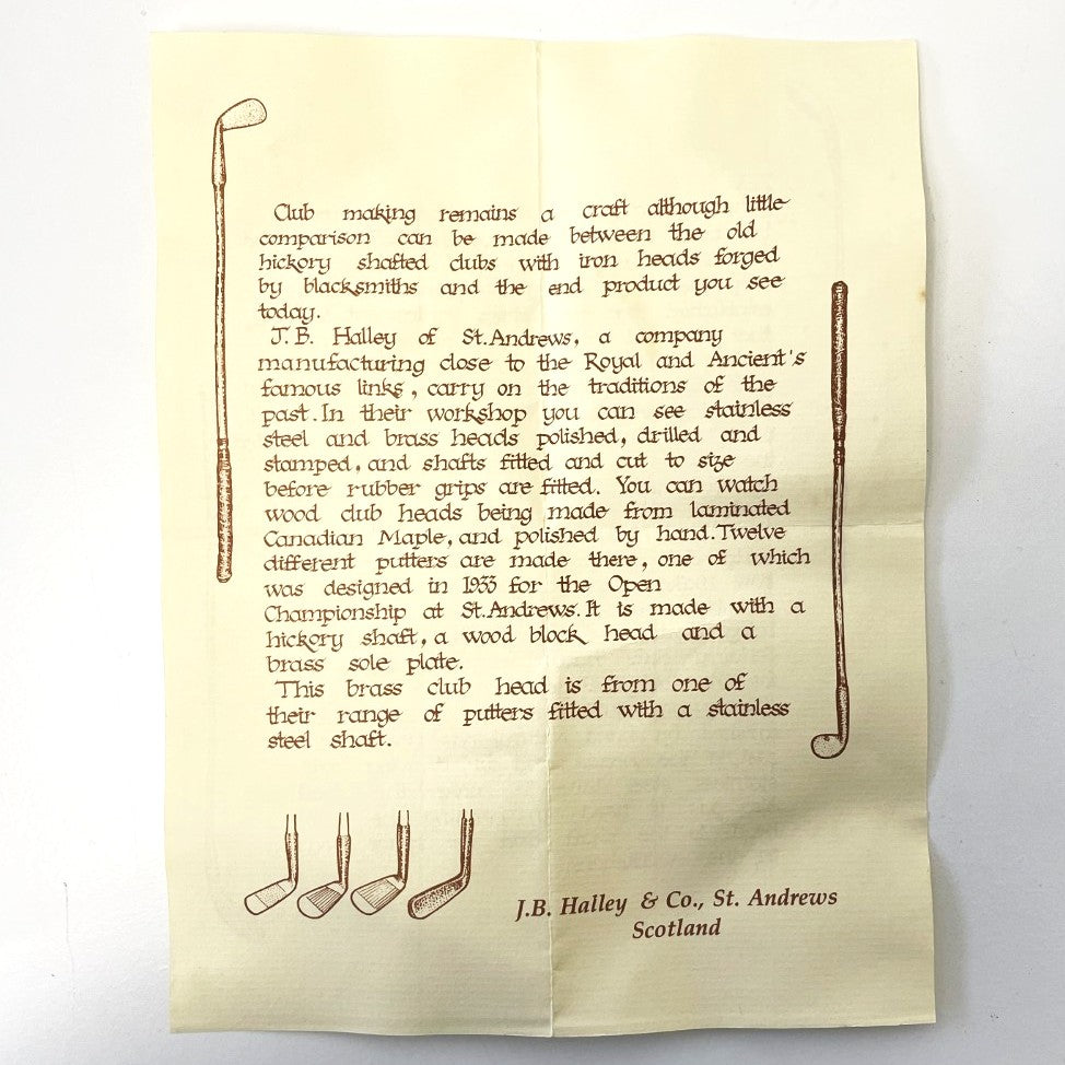J.B. Halley & Co Ltd - Tom Auchterlonie St Andrews 1984 Open Championship Commemorative Gift Set