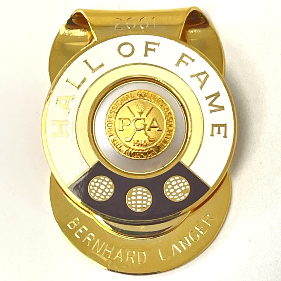 Bernhard Langer - 2001 PGA Hall of Fame Money Clip