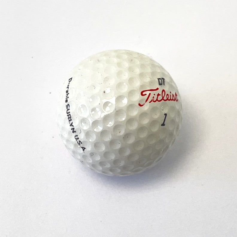 Vintage Titleist DT Golf Balls - 3 Ball Sleeve - Unused