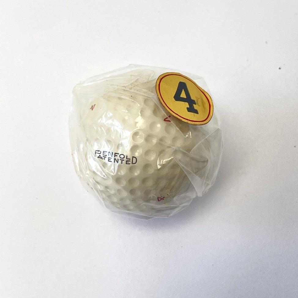 Box of 8 Vintage Penfold Patented Golf Balls c.1950