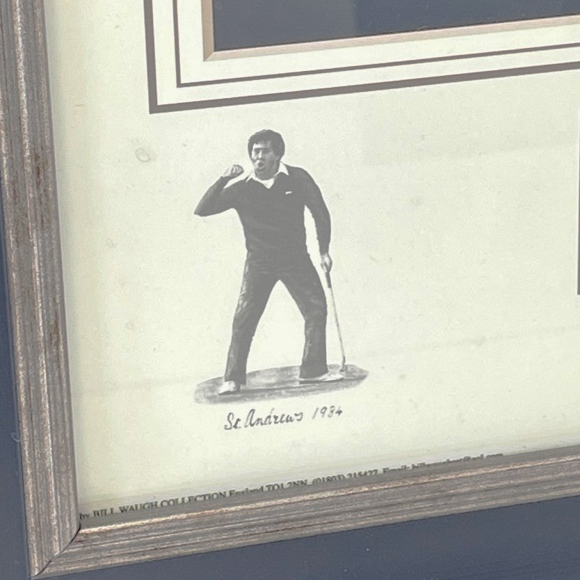 Framed Print - Severiano "Seve" Ballesteros - by Bill Waugh