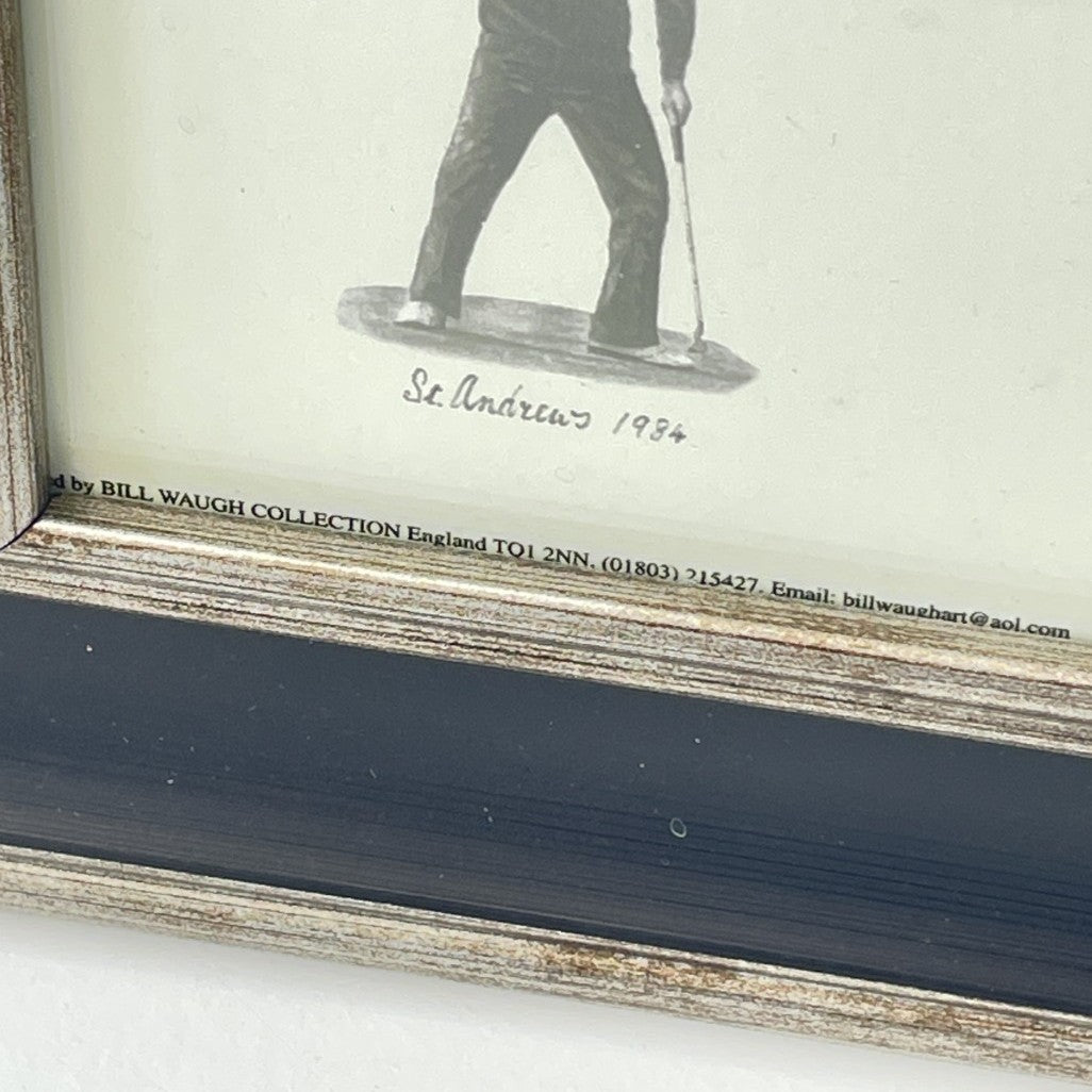 Framed Print - Severiano "Seve" Ballesteros - by Bill Waugh