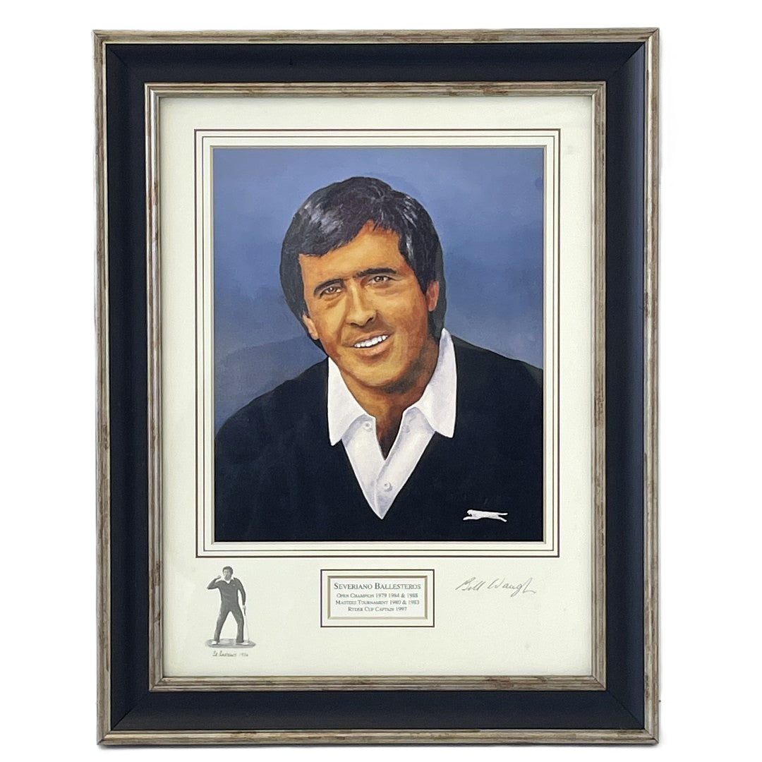 Framed Print - Severiano "Seve" Ballesteros - by Bill Waugh
