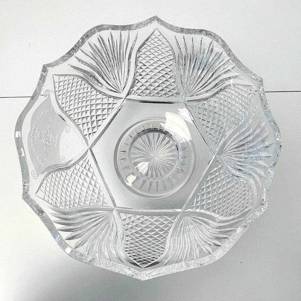 1992 Solheim Cup - 'Karsten Friendship Bowl' - Crystal Glass Bowl