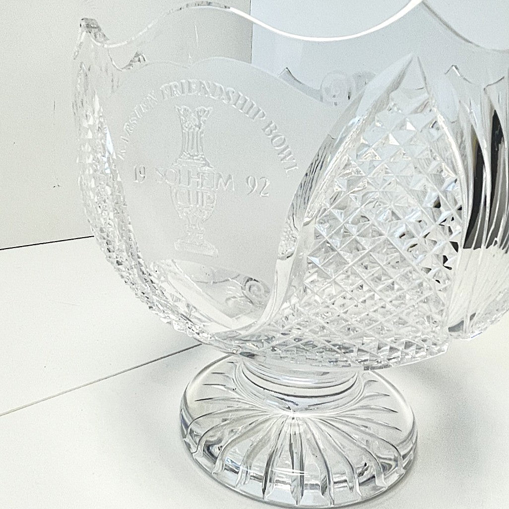 1992 Solheim Cup - 'Karsten Friendship Bowl' - Crystal Glass Bowl