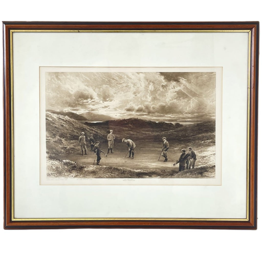 Framed Print - Life Association of Scotland - "Hoylake – Punch Bowl Hole" by Michael Brown