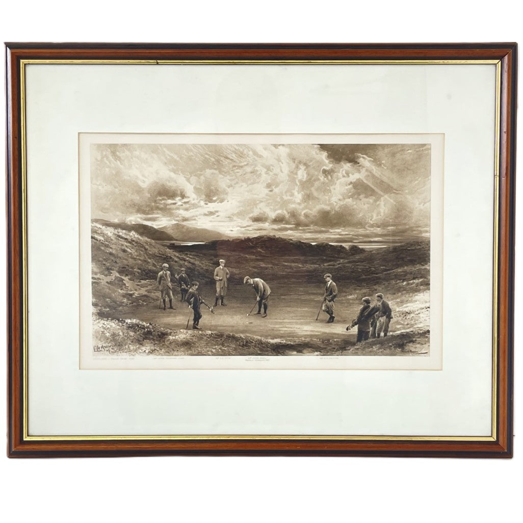 Framed Print - Life Association of Scotland - "Hoylake – Punch Bowl Hole" by Michael Brown