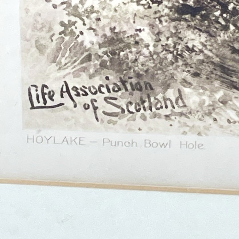 Framed Print - Life Association of Scotland - "Hoylake – Punch Bowl Hole" by Michael Brown
