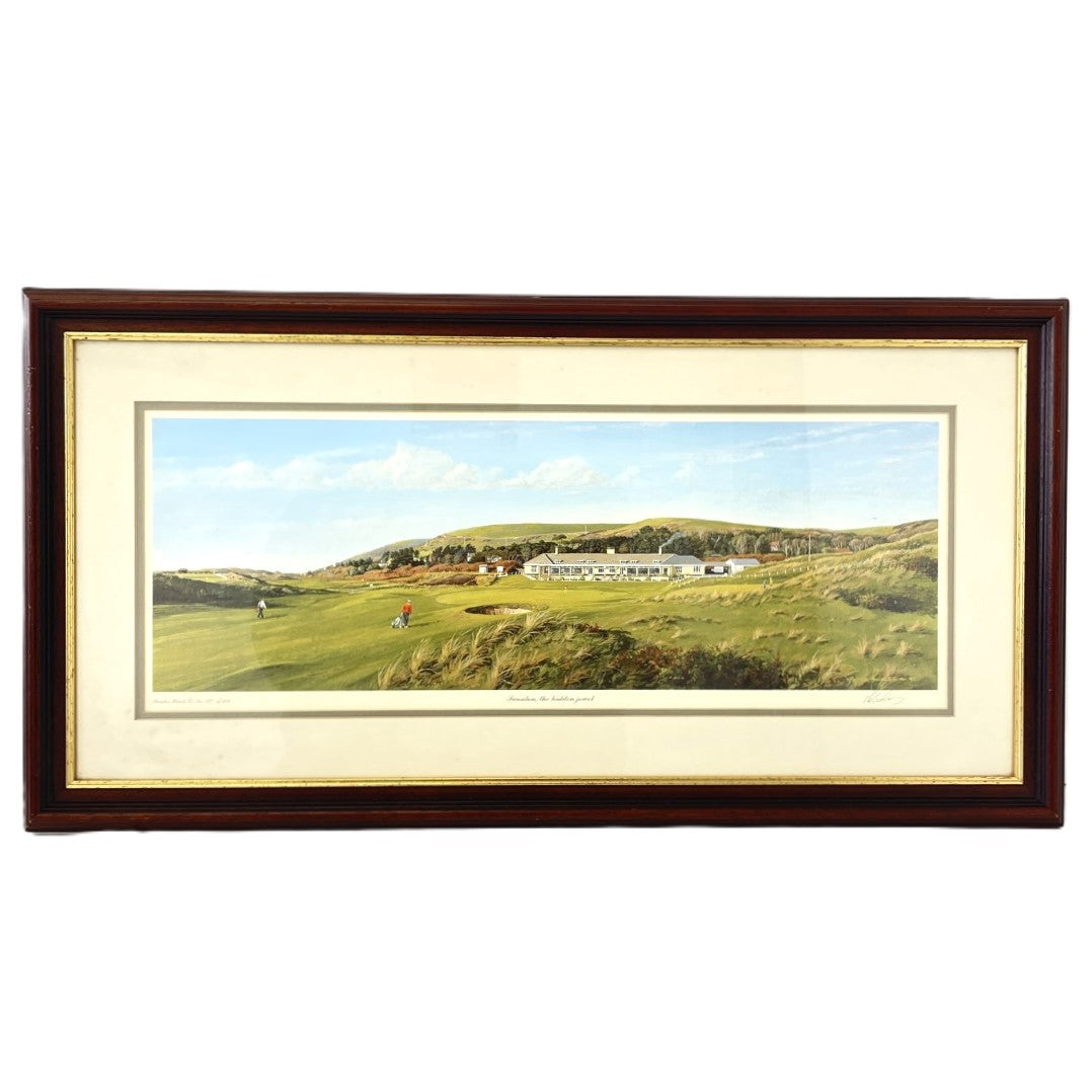 Framed Limited Edition Print - "Saunton - The Hidden Jewel" by Peter Swales - No.109/600