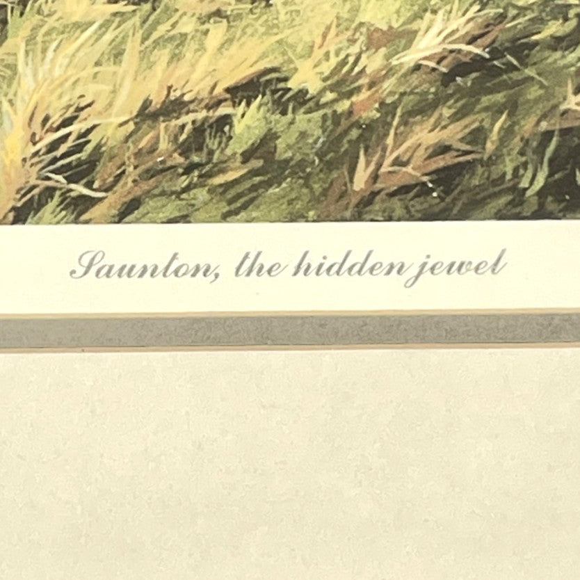 Framed Limited Edition Print - "Saunton - The Hidden Jewel" by Peter Swales - No.109/600