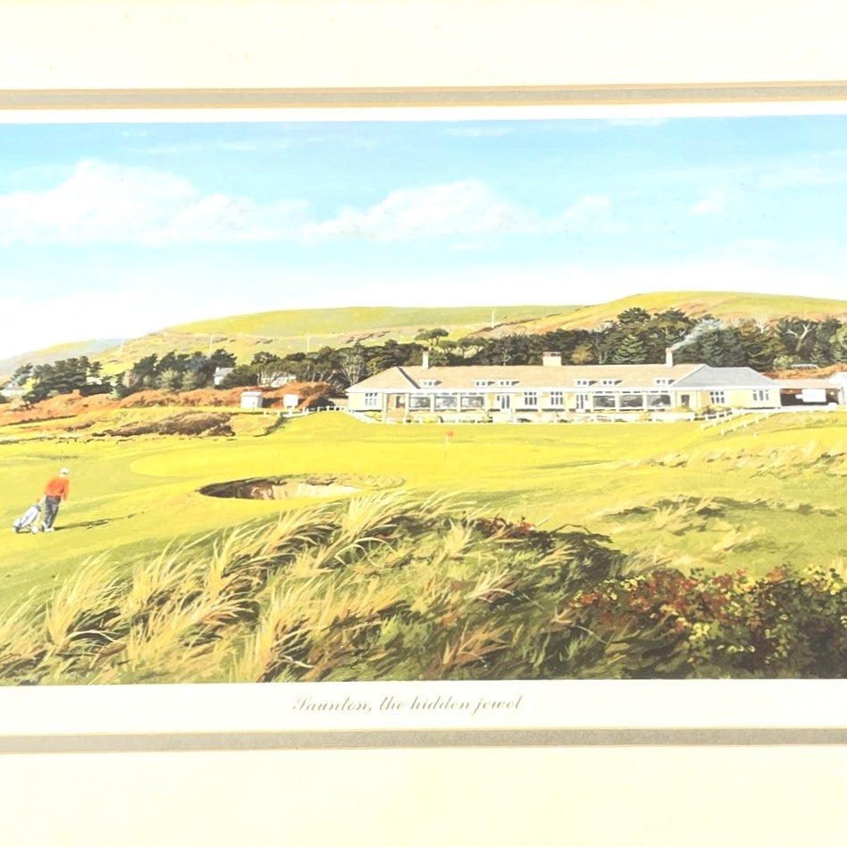 Framed Limited Edition Print - "Saunton - The Hidden Jewel" by Peter Swales - No.109/600