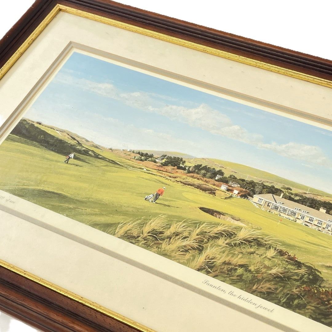Framed Limited Edition Print - "Saunton - The Hidden Jewel" by Peter Swales - No.109/600