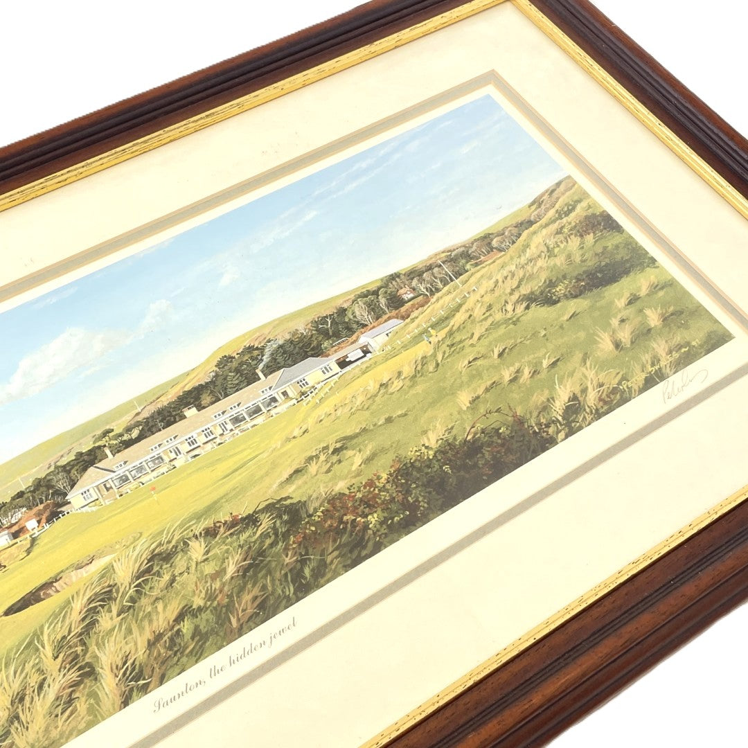 Framed Limited Edition Print - "Saunton - The Hidden Jewel" by Peter Swales - No.109/600