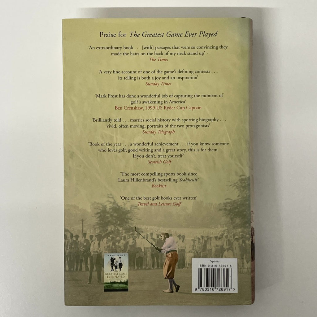 The Grand Slam: Bobby Jones, America and the Story of Golf by Mark Frost