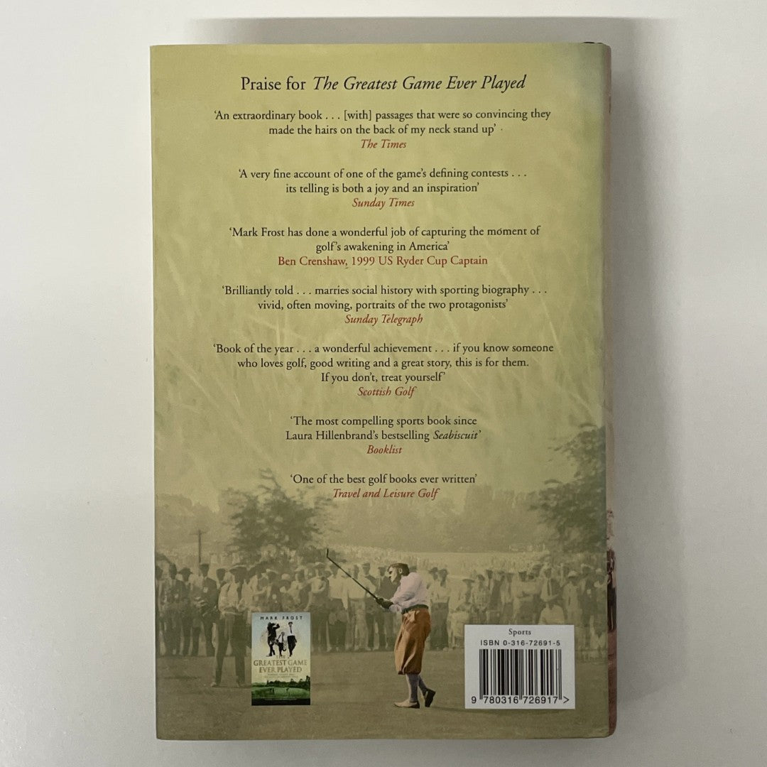 The Grand Slam: Bobby Jones, America and the Story of Golf by Mark Frost