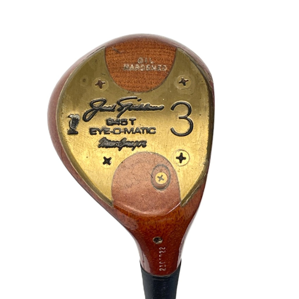 MacGregor Jack Nicklaus "845T Eye-O-Matic" Oil Hardened Persimmon Fairway Woods - 3 & 5 Wood