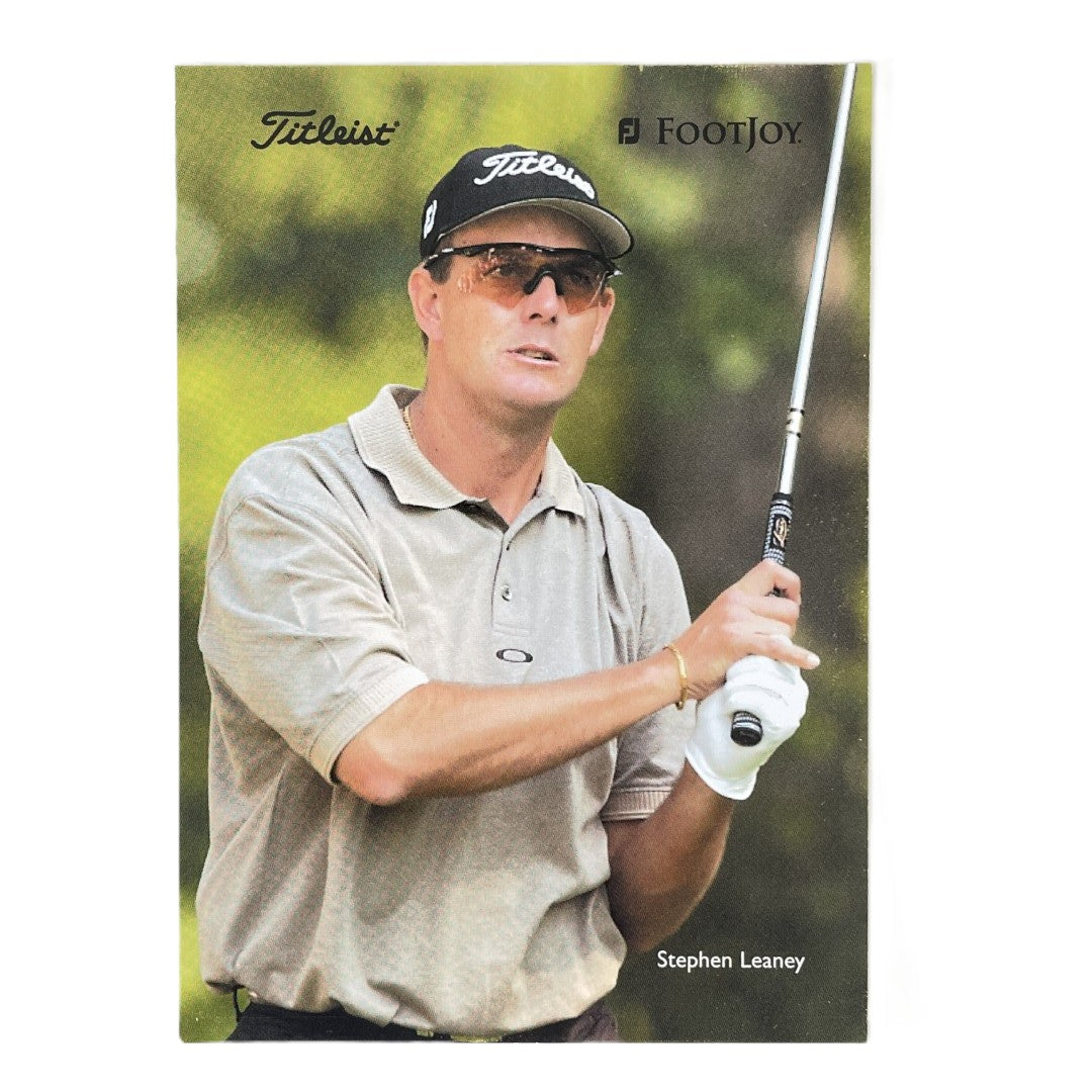 Stephen Leaney - Titleist Footjoy Advertising Promo Card