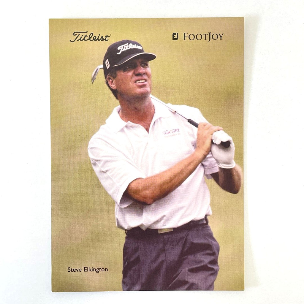 Steve Elkington - Titleist Footjoy Advertising Promo Card