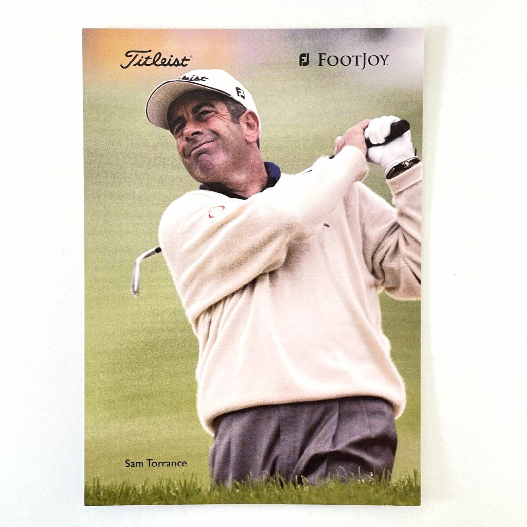 Sam Torrance - Titleist Footjoy Advertising Promo Card