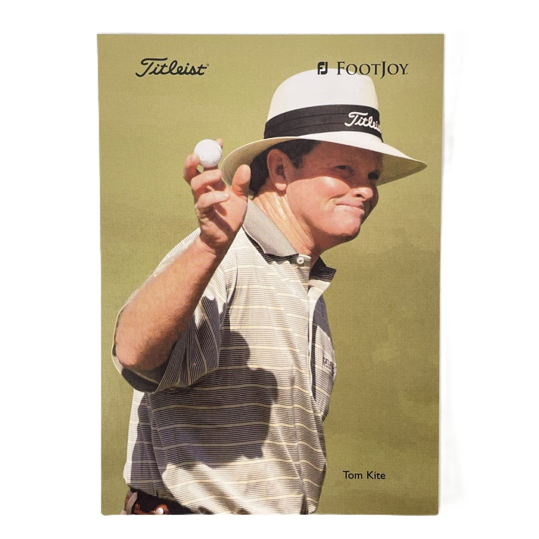 Tom Kite - Titleist Footjoy Advertising Promo Card