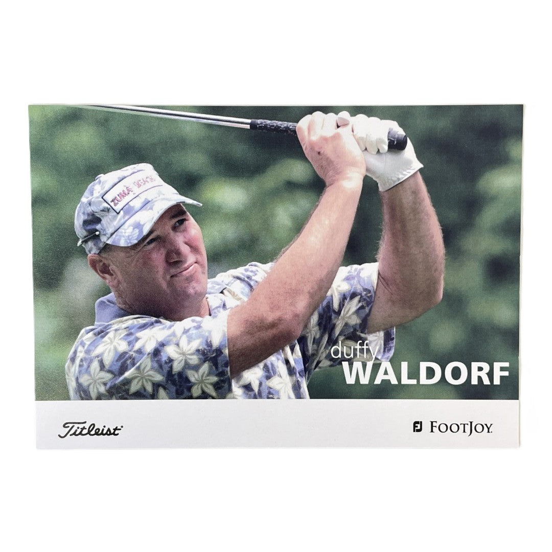 Duffy Waldorf - Titleist Footjoy Advertising Promo Card