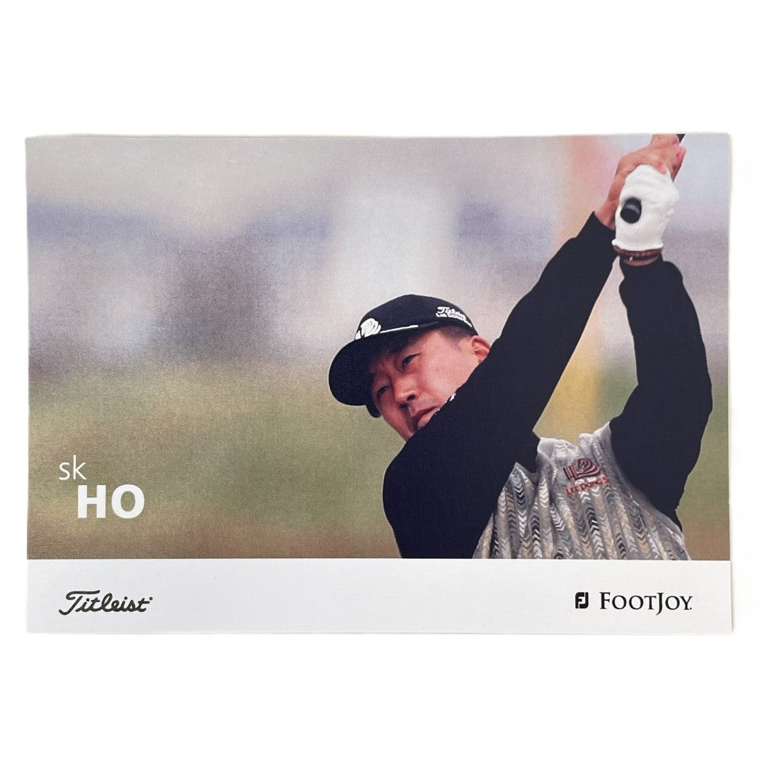 S.K. Ho - Titleist Footjoy Advertising Promo Card