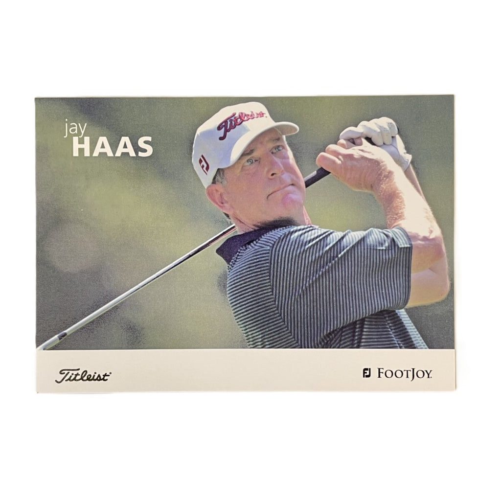 Jay Haas - Titleist Footjoy Advertising Promo Card
