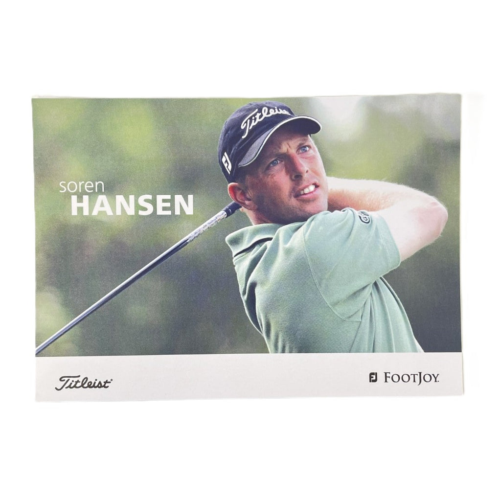 Soren Hansen - Titleist Footjoy Advertising Promo Card