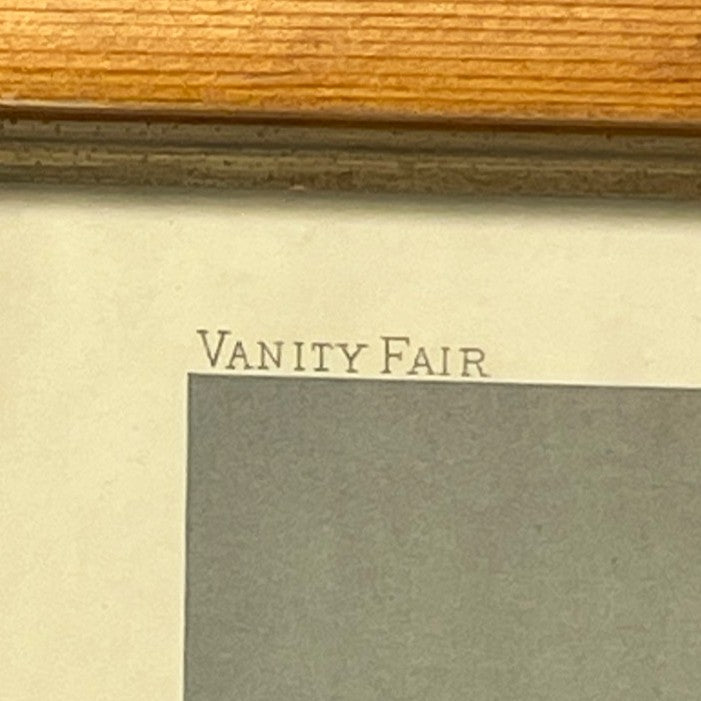 Framed print - Vanity Fair Spy Cartoon - Ward, Sir Leslie (SPY): ‘Muir-Ferguson’