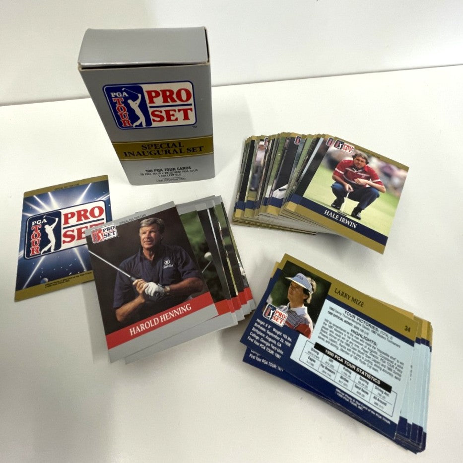 1990 Pro Set PGA Tour "Special Inaugural Set" Trading Cards