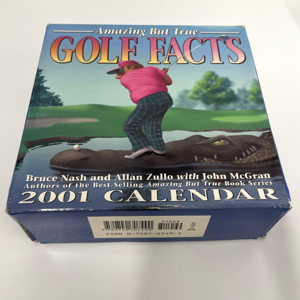 A Collection of 6 Golf Themed Novelty Desk and Wall Calendars