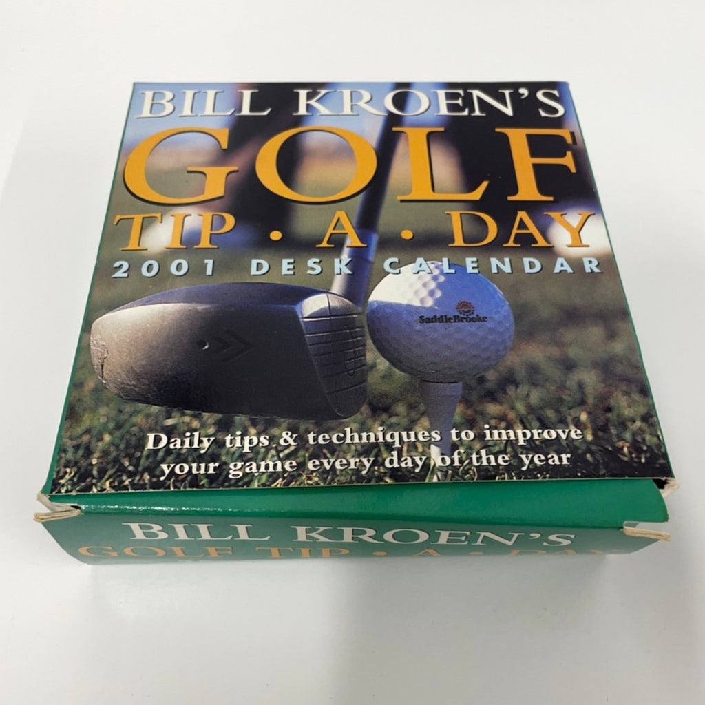 A Collection of 6 Golf Themed Novelty Desk and Wall Calendars