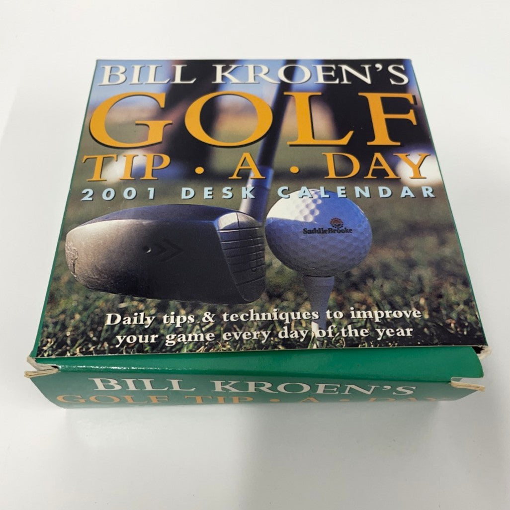 A Collection of 6 Golf Themed Novelty Desk and Wall Calendars