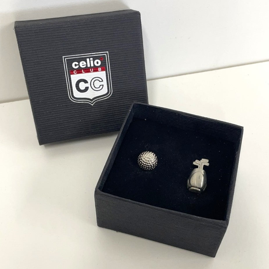 Celio Club - Cufflinks - Golf Ball and Golf Bag