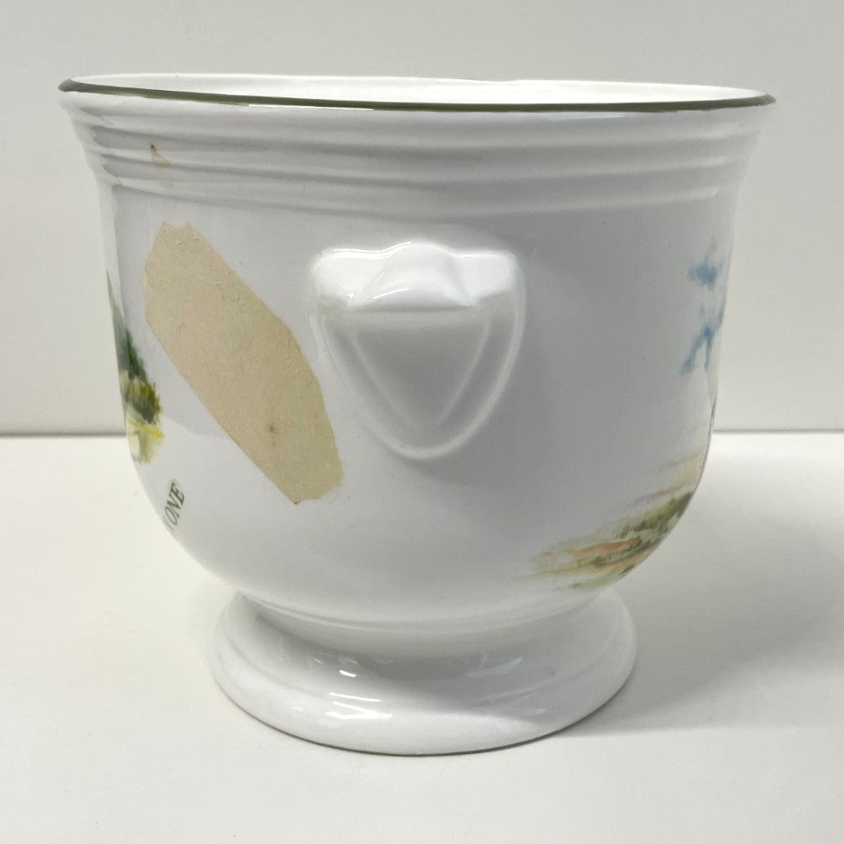 DJC Golfing Collectables - Fine Bone China Pot - Golfing Decoration