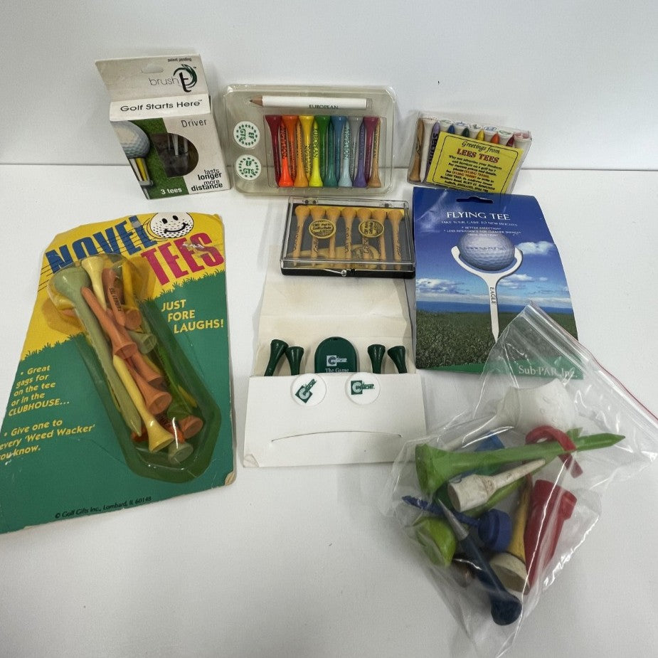 Collection of Novelty and Vintage Golf Tees