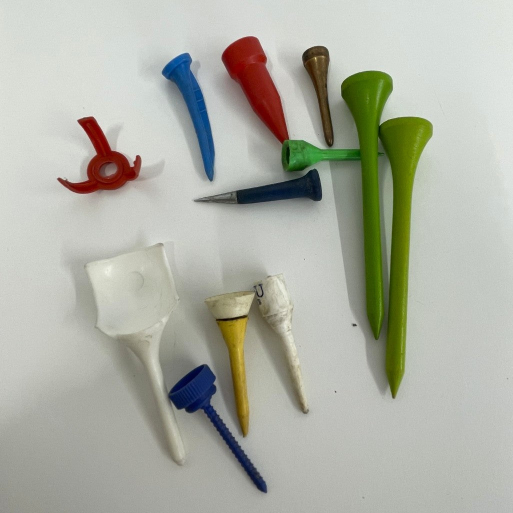 Collection of Novelty and Vintage Golf Tees