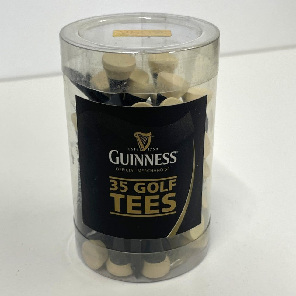 Pack of 35 Guinness Wooden Golf Tees - 250th Anniversary