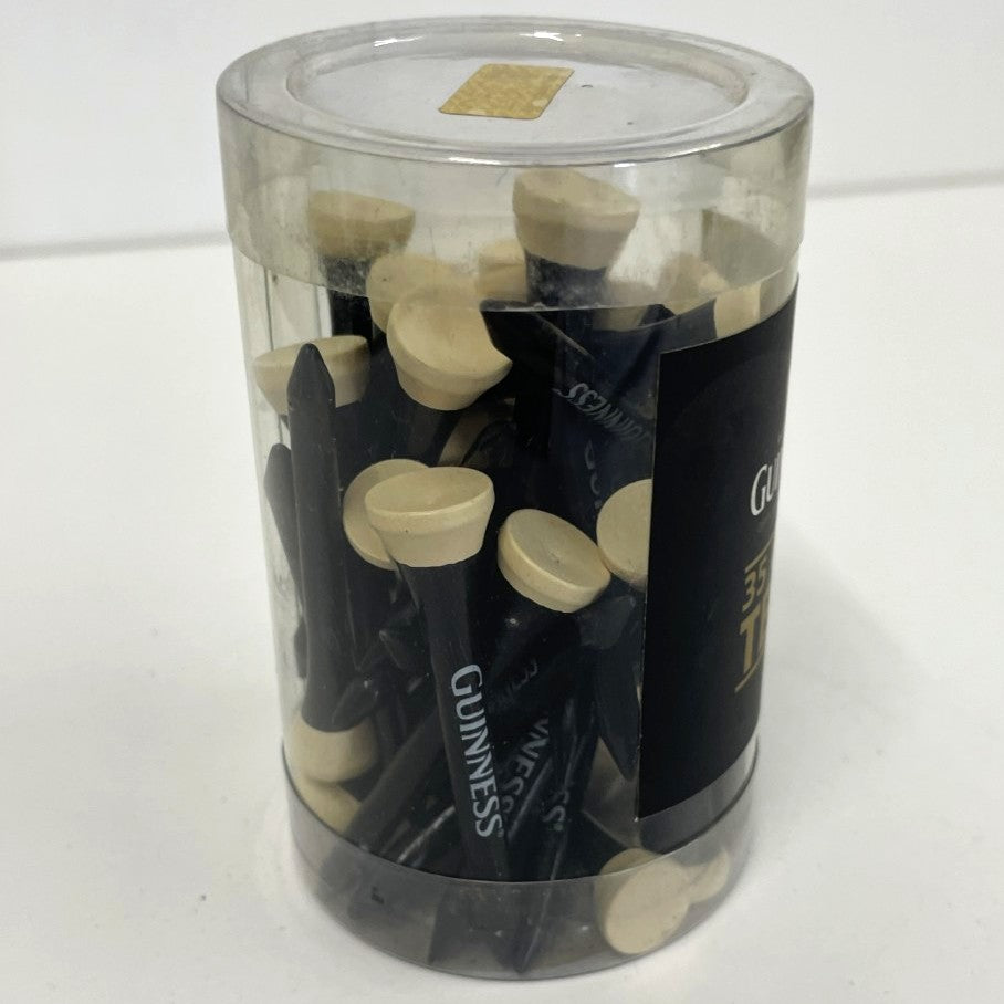 Pack of 35 Guinness Wooden Golf Tees - 250th Anniversary