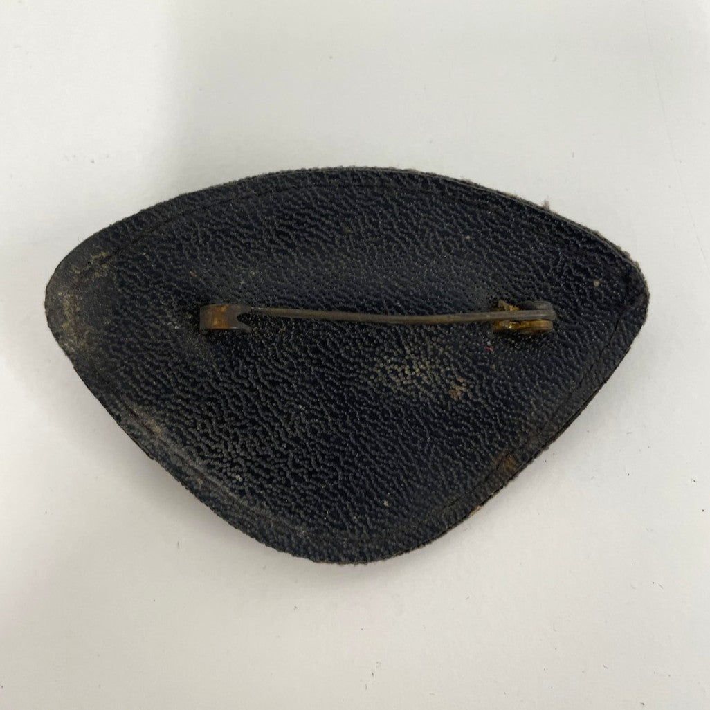 Vintage Leather Golf Tee Holder with Wooden Tees - c.1930s