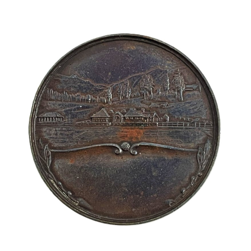 Rare Antique Bronze Prize Medal - Gulmarg Golf Club, India