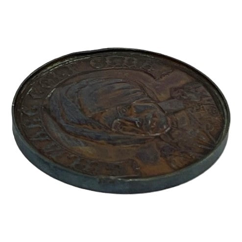 Rare Antique Bronze Prize Medal - Gulmarg Golf Club, India