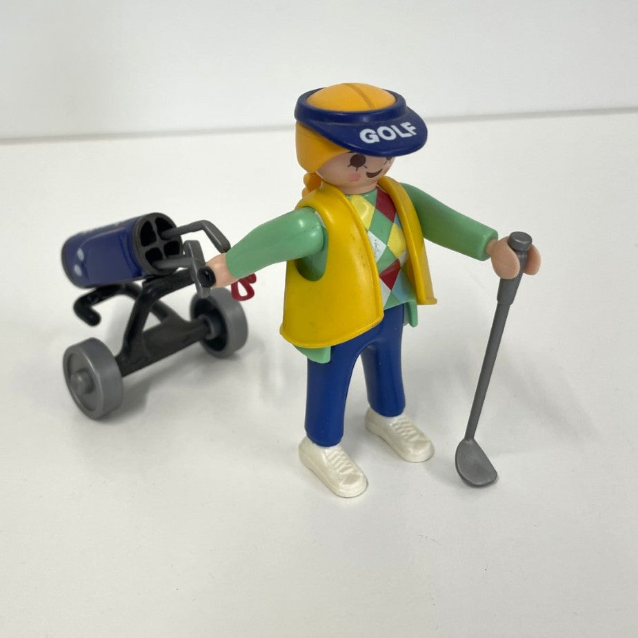 Vintage Playmobil Figure - Female Golfer