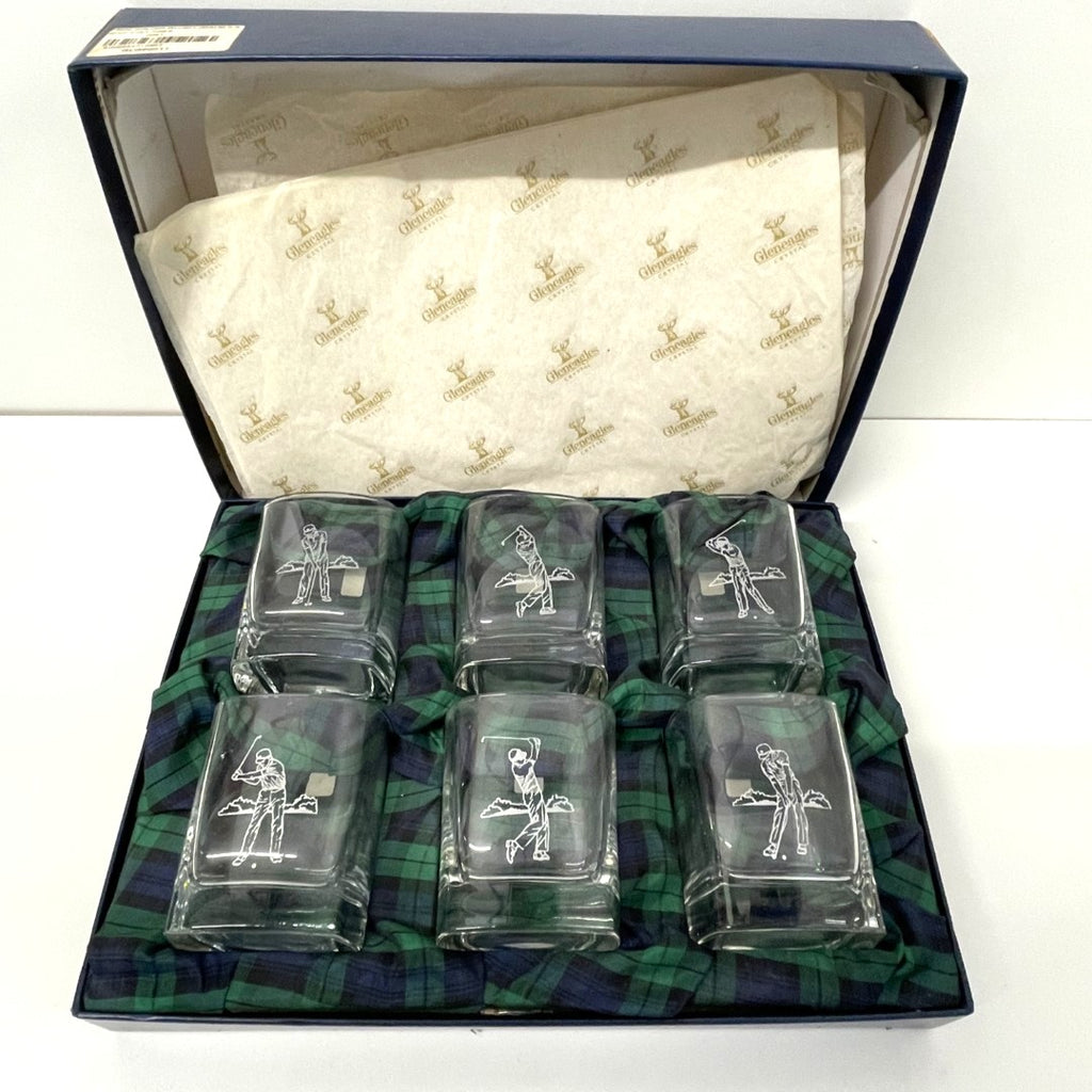 Gleneagles Crystal - Boxed Set of 6 Whisky Glasses
